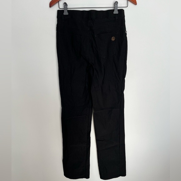 Simon Chang Women's Black strechy pants size 4 - Picture 4 of 5